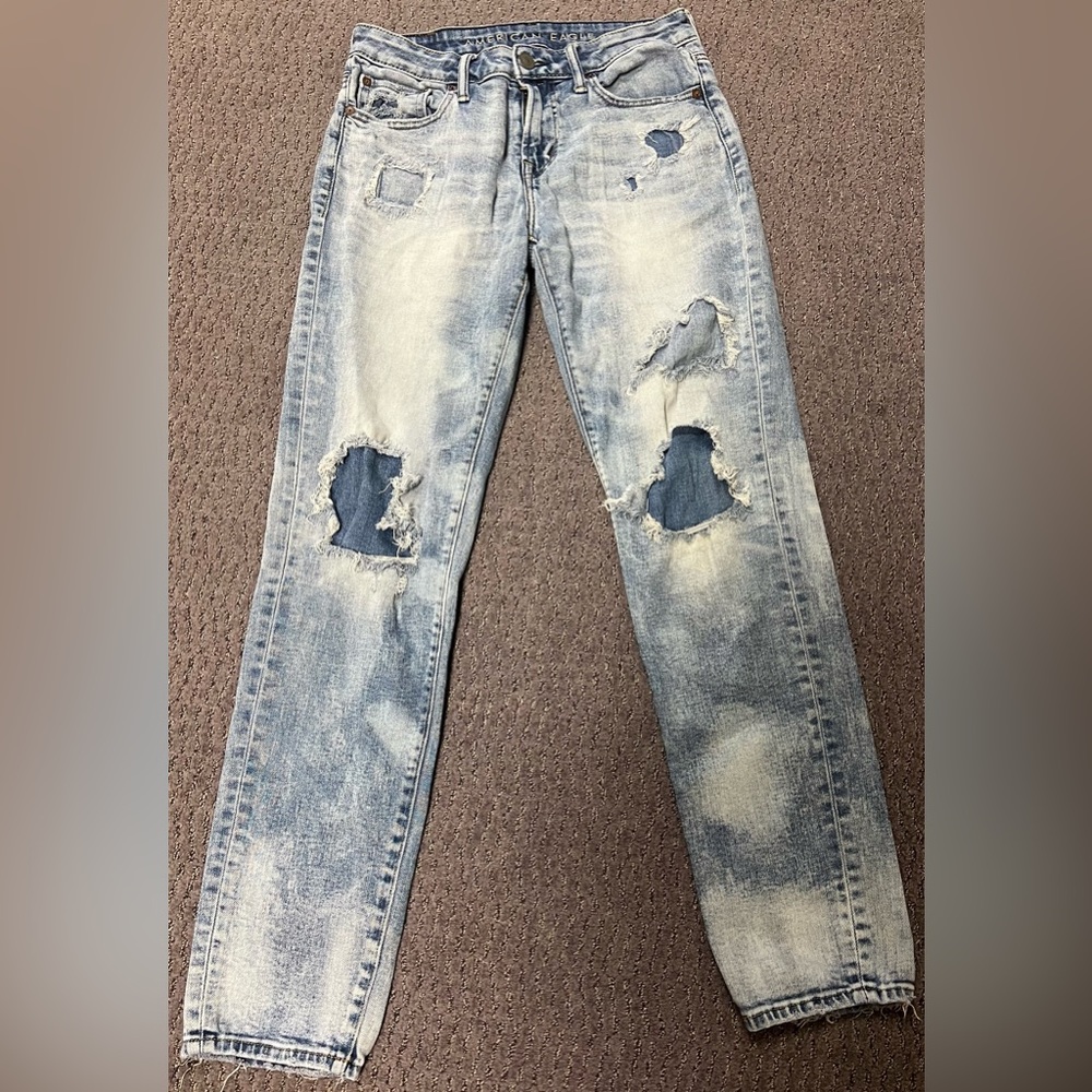 American Eagle Next Level Airflex Distressed Jeans